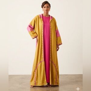 Colorful Long Kimono open Abaya, kaftan